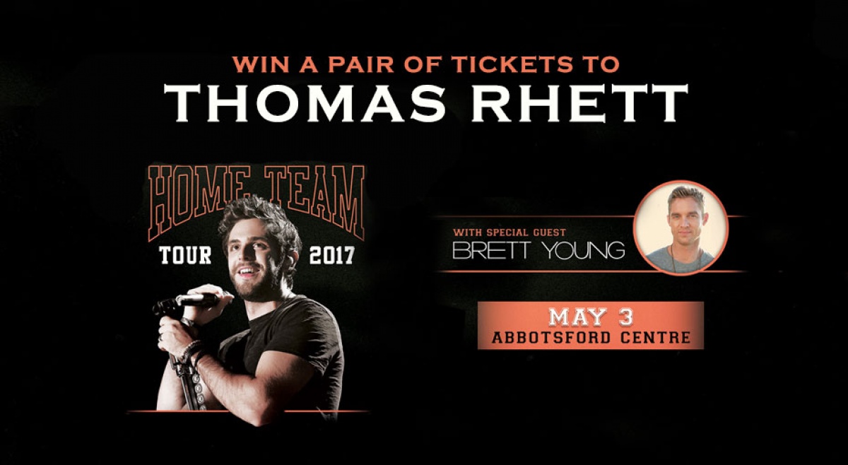 Win Tickets to see Thomas Rhett and Brett Young!
