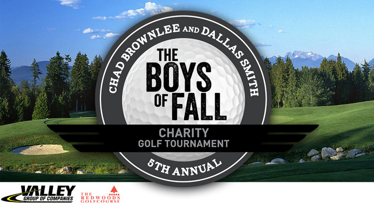 See Dallas Smith & Chad Brownlee at The Boys Of Fall Golf Tournament