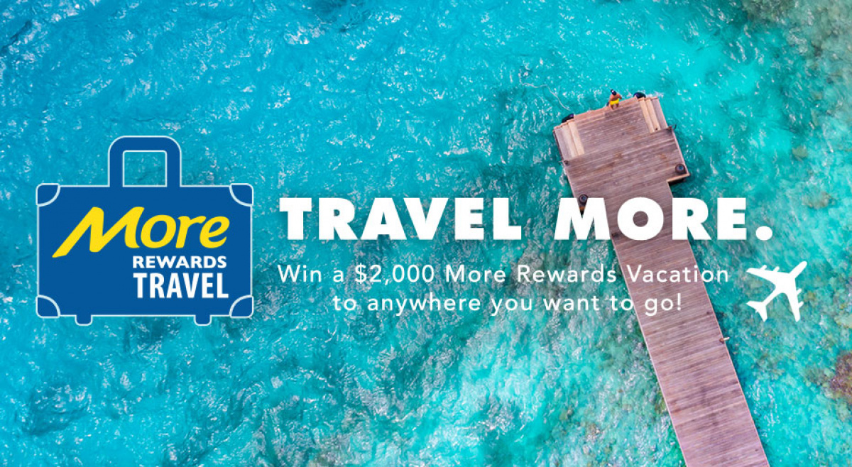 Win $2,000 to Spend on More Rewards Travel Services