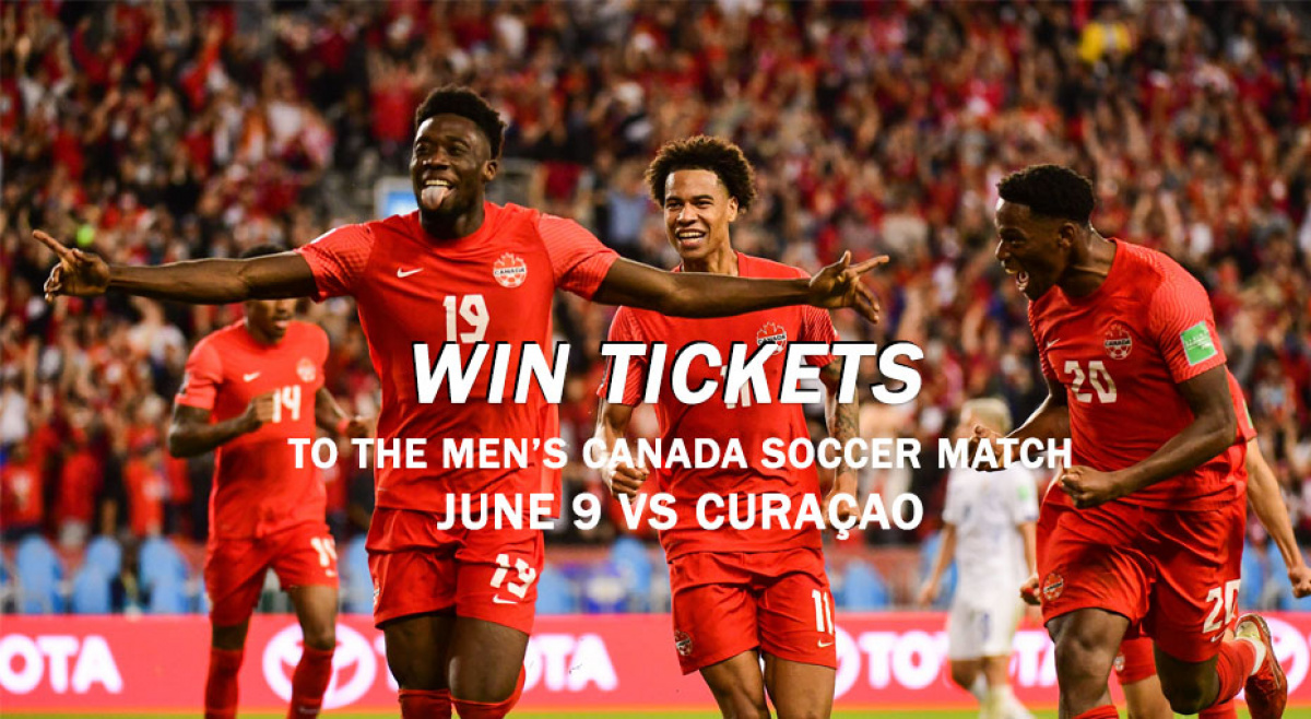 Win Tickets to A Men's Canada Soccer Match