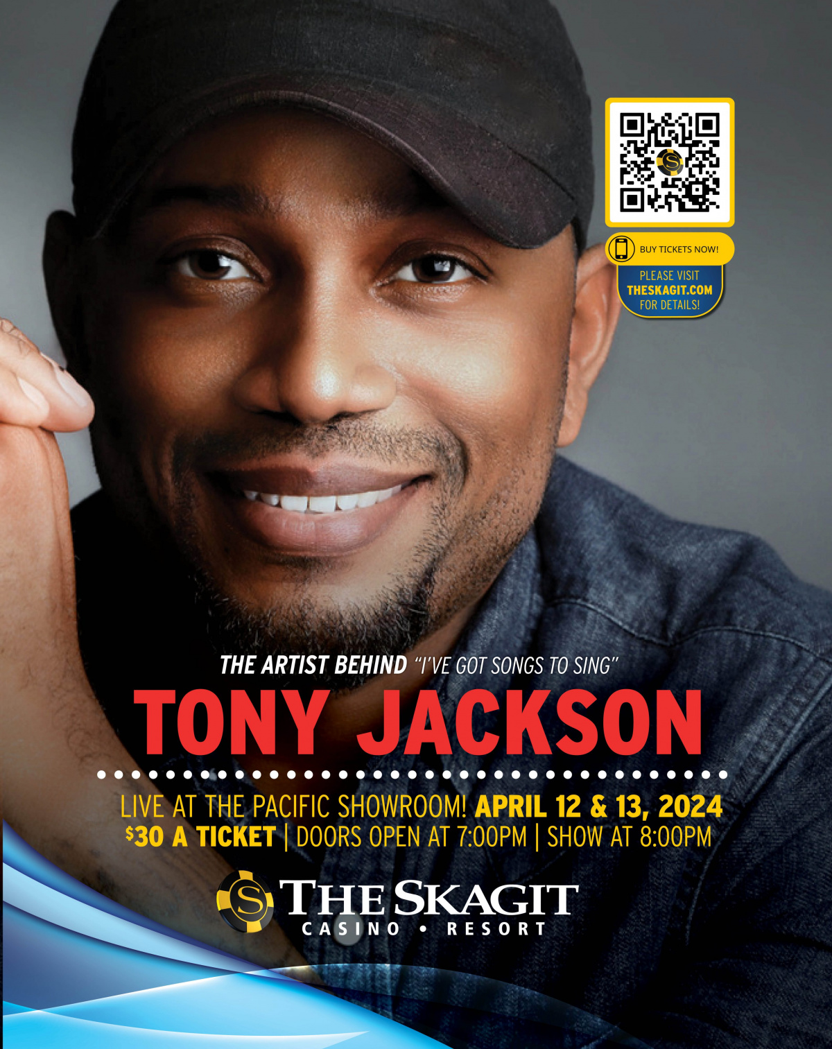 Win tickets to see Tony Jackson at Skagit Casino Resort