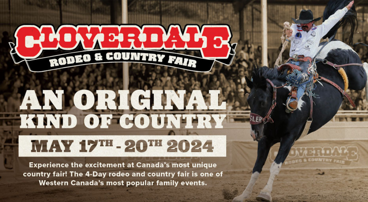 Win tickets to the Cloverdale Rodeo and Country Fair!