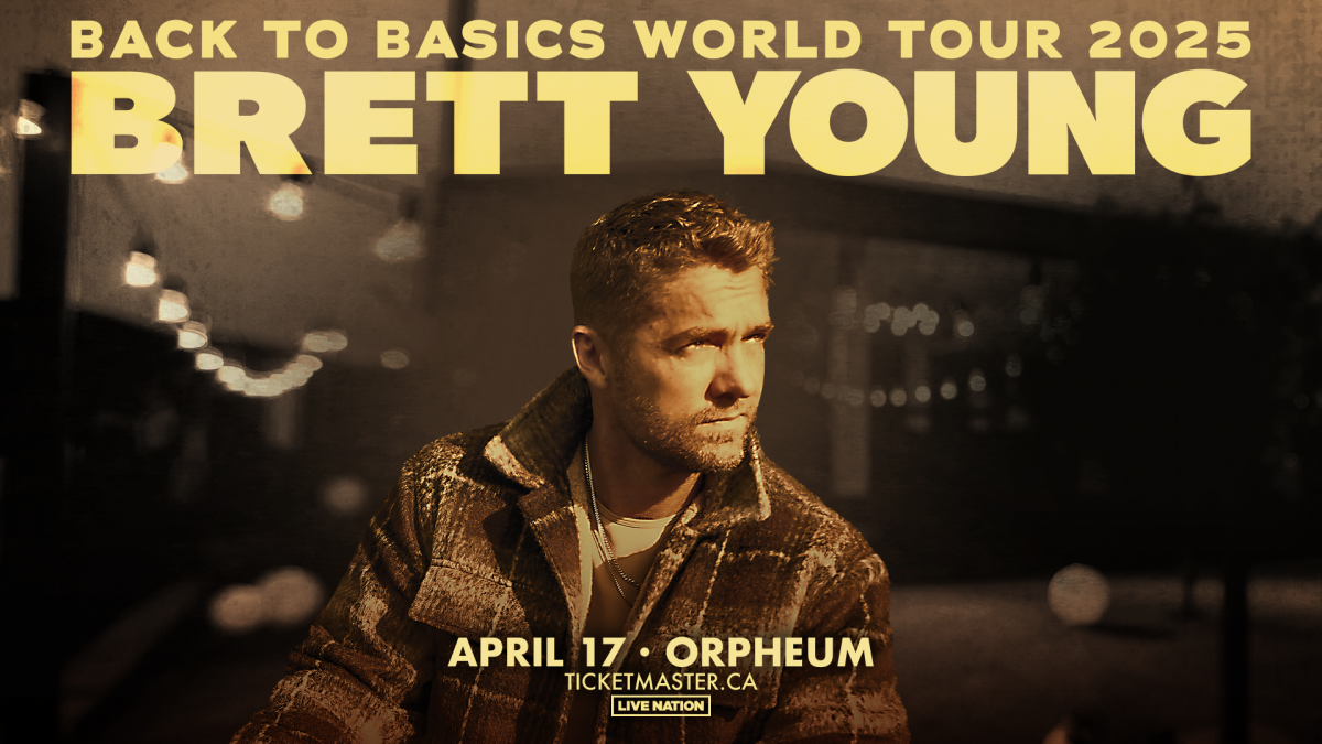 Win Tickets To Brett Young At The Orpheum
