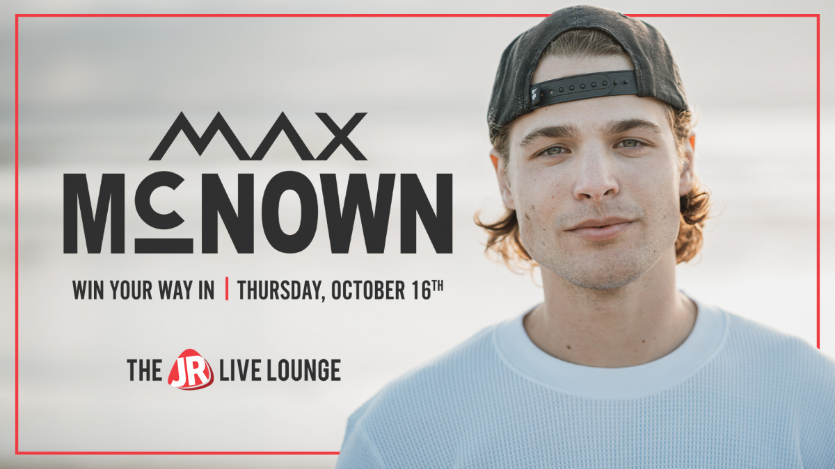 See Max McNown in the JR Live Lounge