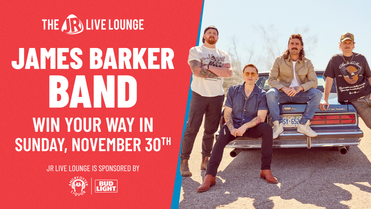 See James Barker Band in the JR Live Lounge!