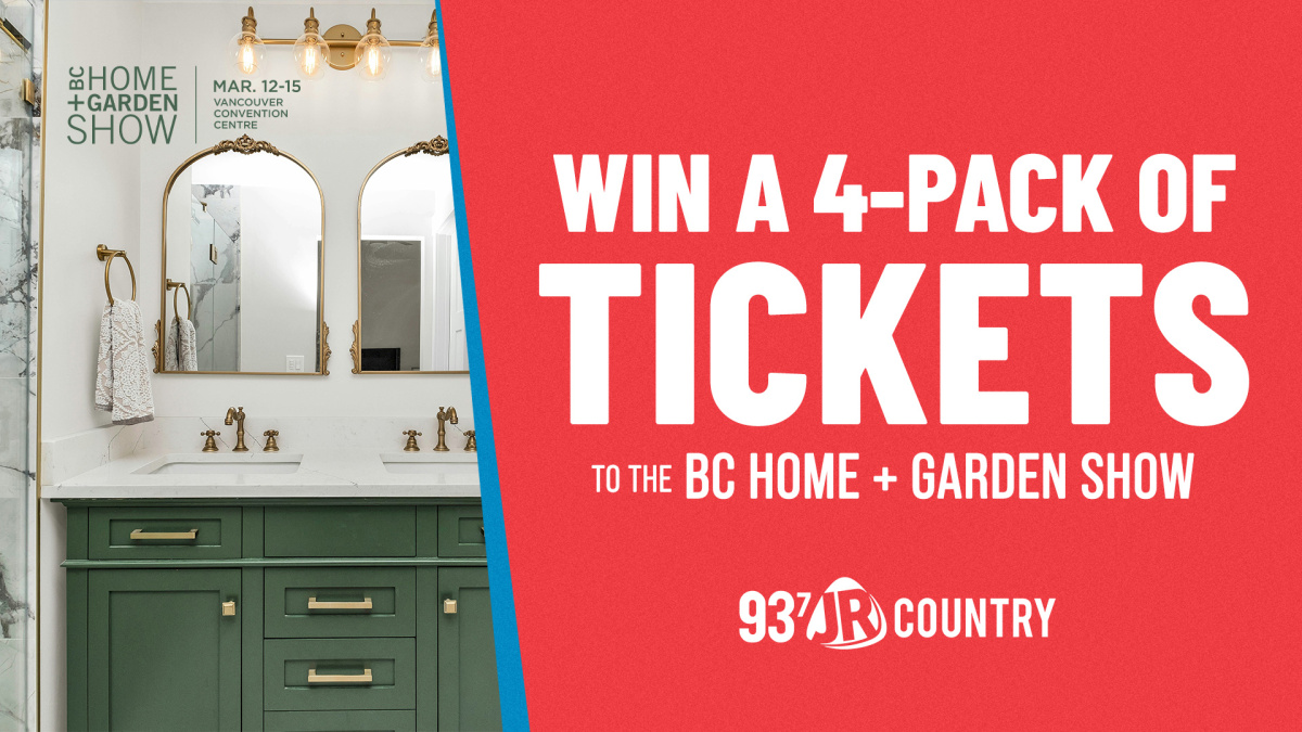 Win a 4-pack of tickets to the BC Home + Garden Show