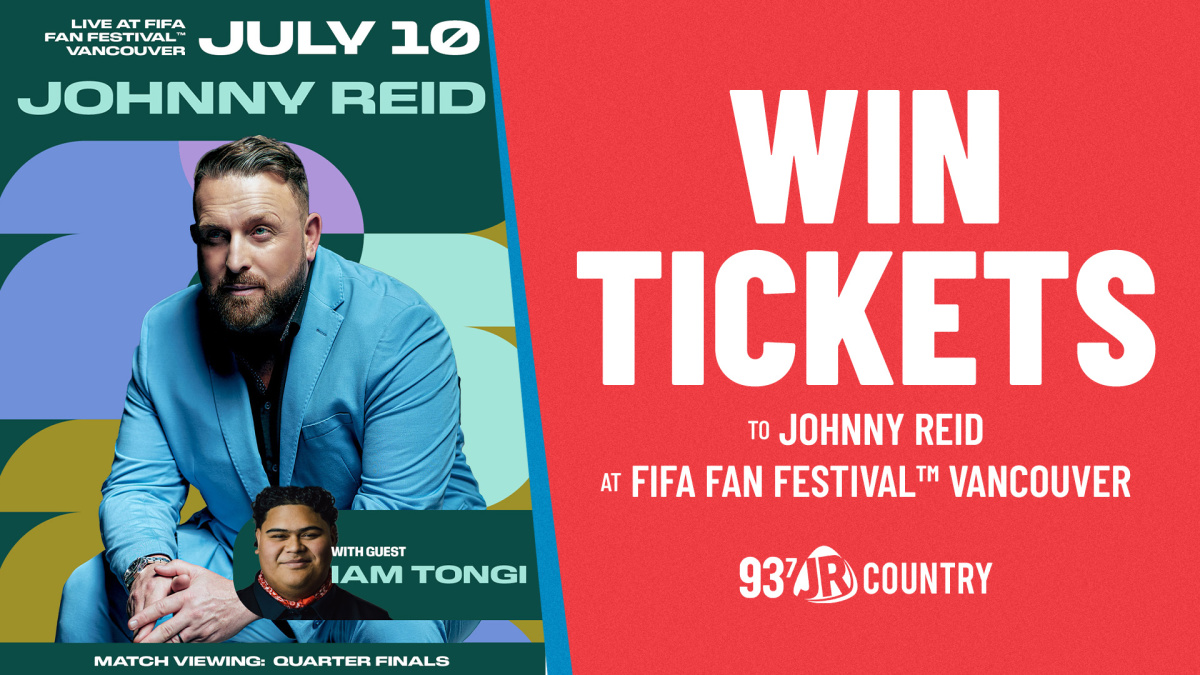 WIN Tickets to See Johnny Reid at FIFA Fan Festival™ Vancouver!