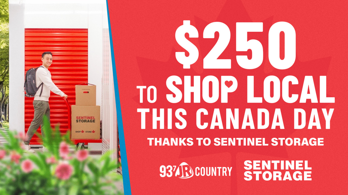 WIN $250 to Shop Local this Canada Day thanks to Sentinel Storage!