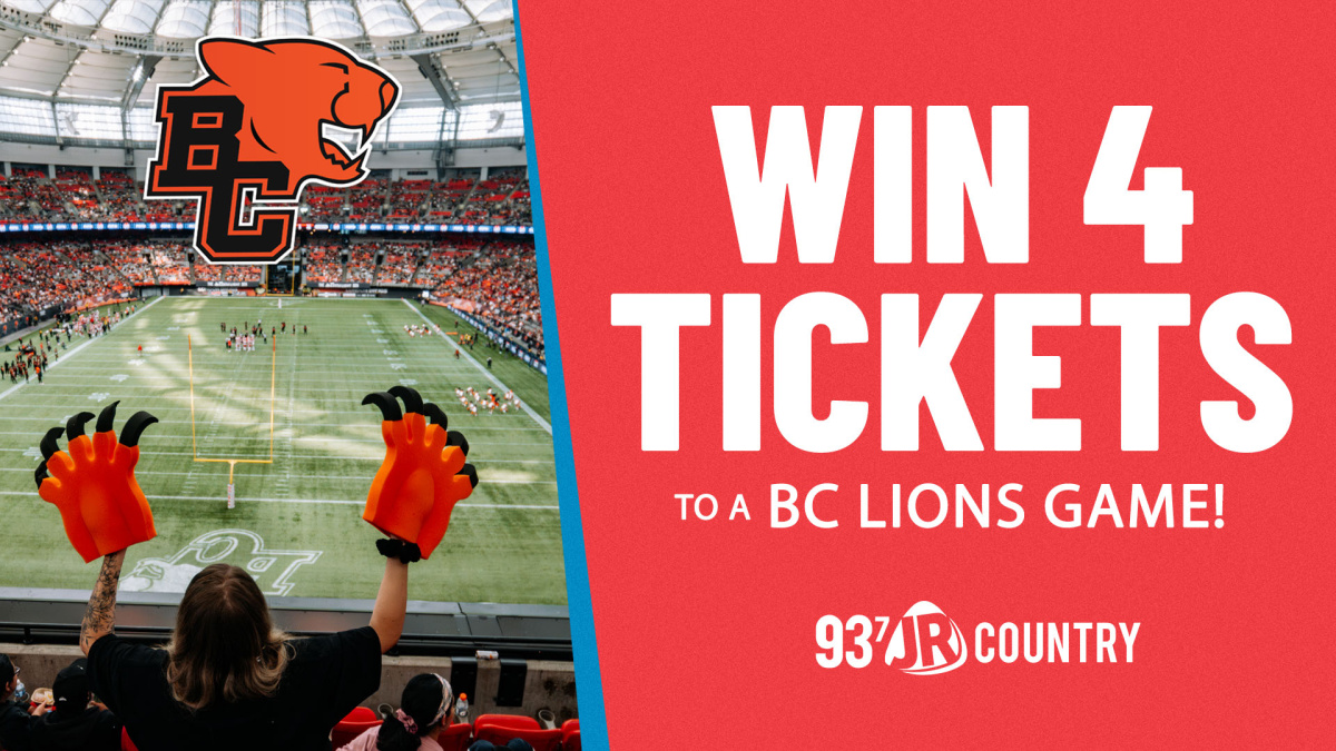 Win a 4 pack of passes to see the BC Lions game